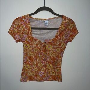 Rue21 Floral‎ 70s Top